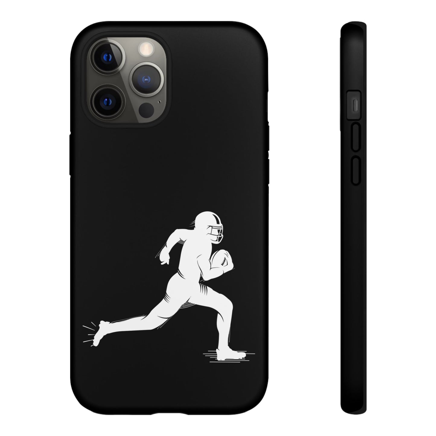 Football Player Phone Case, Tough Cases, Sports Phone Cover, Gift for Athletes, iPhone & Samsung Accessories, Running Player Design