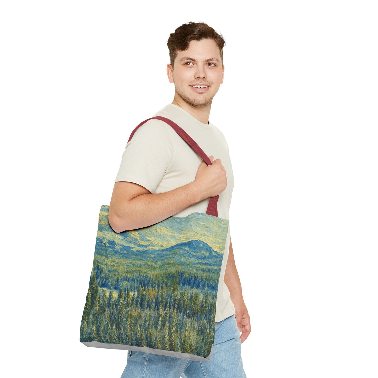 Nature-Inspired Tote Bag, Eco-Friendly Carryall, Bohemian Style Purse, Art Tote, Great Gift for Nature Lovers, Shopping Bag, Travel [...]