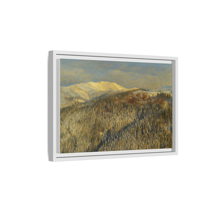 Framed Mountain Canvas Art, Perfect for Home Decor, Nature Wall Art, Gift for Nature Lovers, Cozy Atmosphere