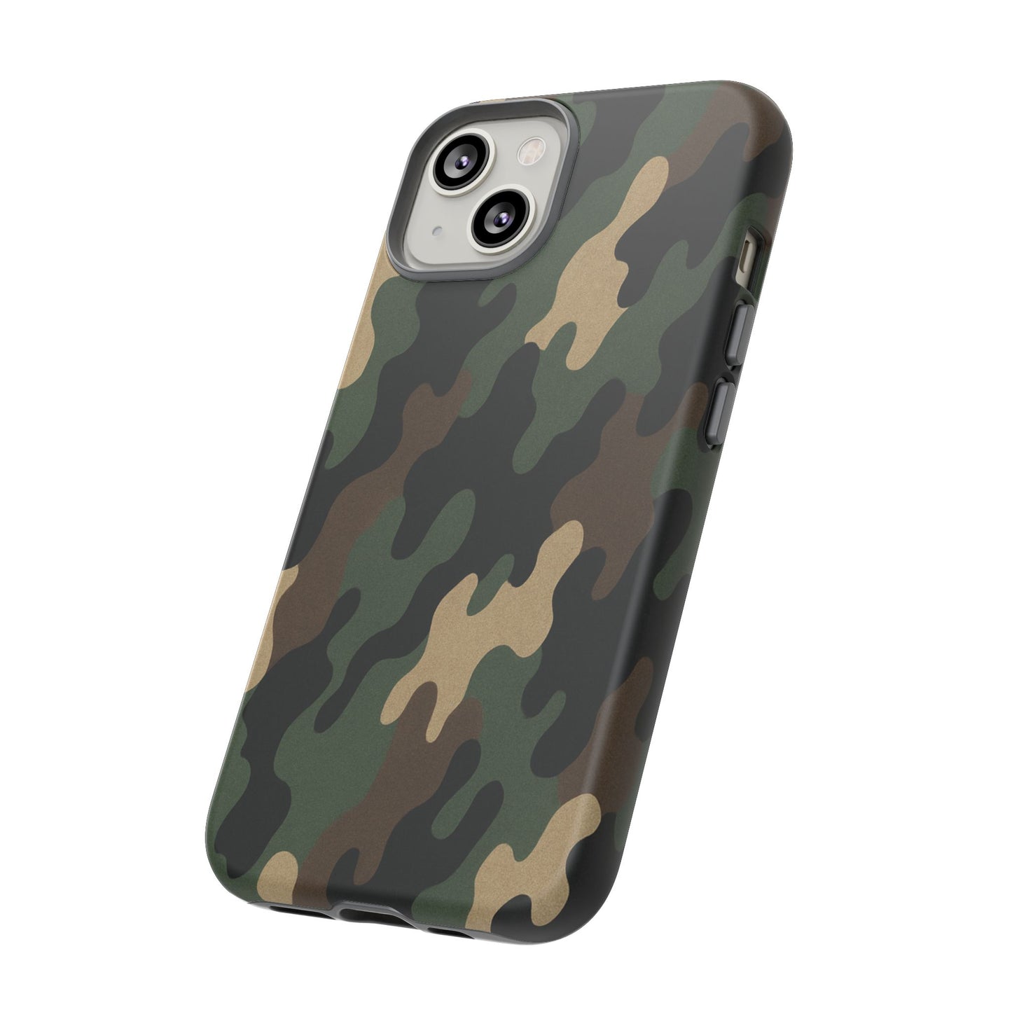Camouflage Phone Case, Tough Cases, Military Style, Unique Phone Accessories, Gift for Him, Durable Phone Cover