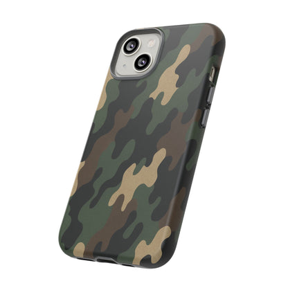 Camouflage Phone Case, Tough Cases, Military Style, Unique Phone Accessories, Gift for Him, Durable Phone Cover