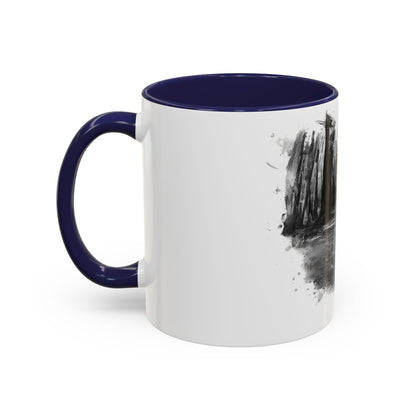 Moody Abstract Forest Coffee Mug | Unique Gift for Nature Lovers, Cozy Home Decor, Perfect for Coffee, Tea, and Hot Chocolate