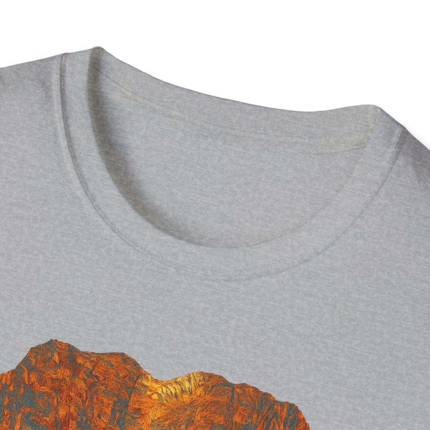 Nature-Inspired Unisex Softstyle T-Shirt, Outdoor Lover Gift, Casual Wear, Ideal for Hiking, Nature Trips, Unique Graphic Tee