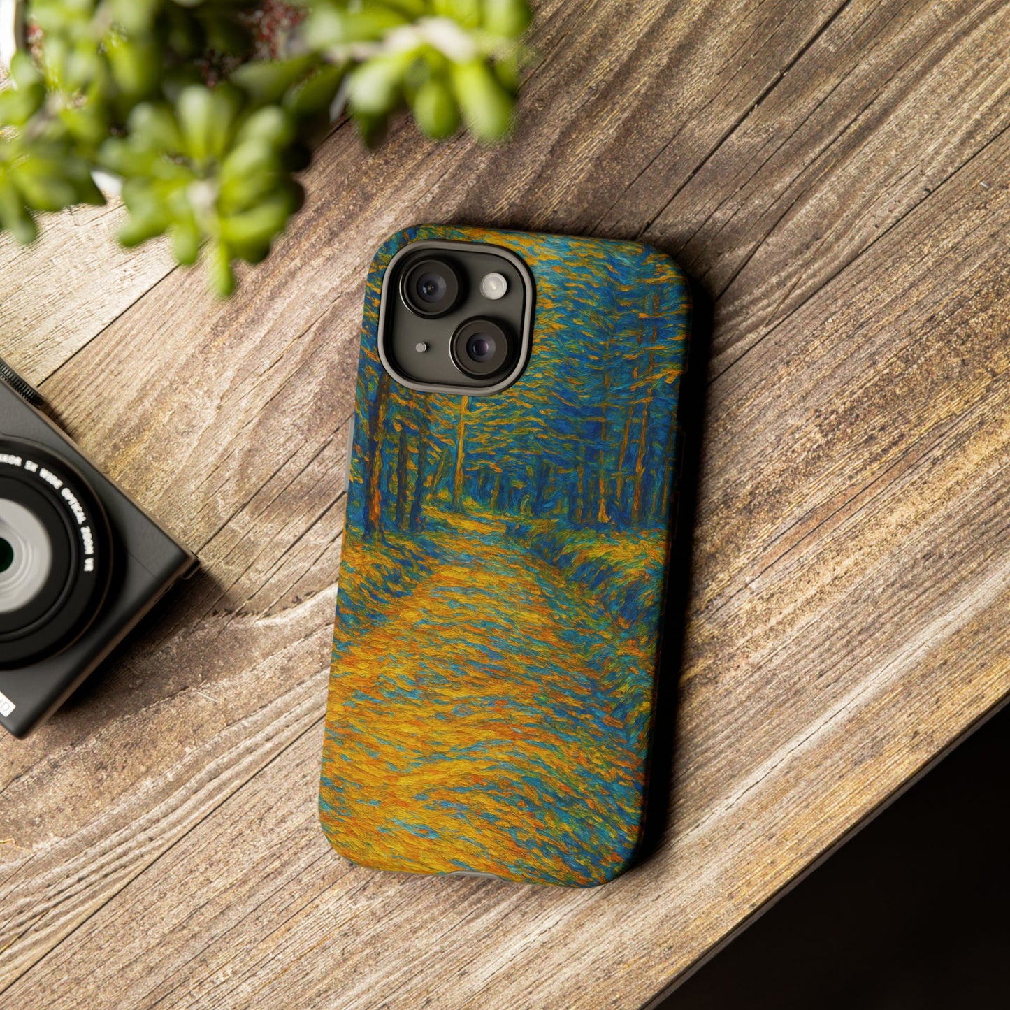 Artistic Phone Case for Nature Lovers, Tough Cases, Vibrant Design, Gift for Friends, Phone Accessories, Unique Artwork