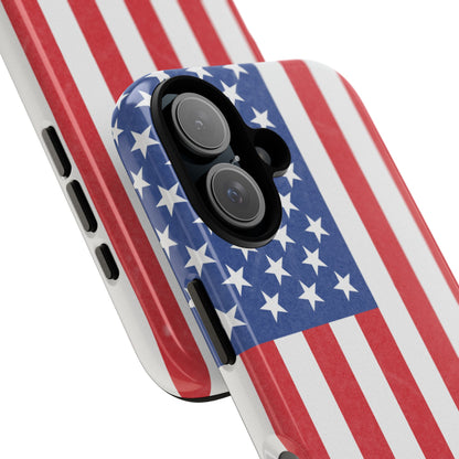 American Flag Phone Case - Patriotic Cell Cover, Tough Cases, USA Pride, Independence Day Gift, Veteran's Day, Phone Protection