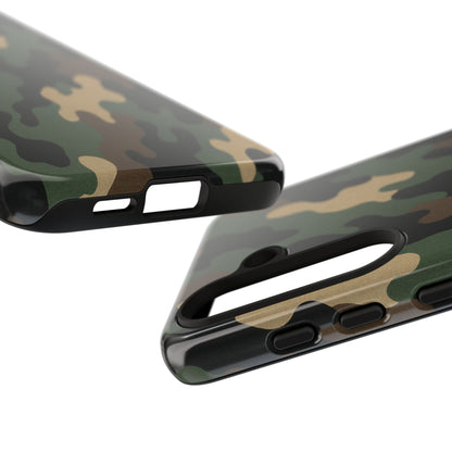 Camouflage Phone Case, Tough Cases, Military Style, Unique Phone Accessories, Gift for Him, Durable Phone Cover