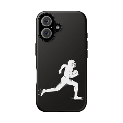 Football Player Phone Case, Tough Cases, Sports Phone Cover, Gift for Athletes, iPhone & Samsung Accessories, Running Player Design