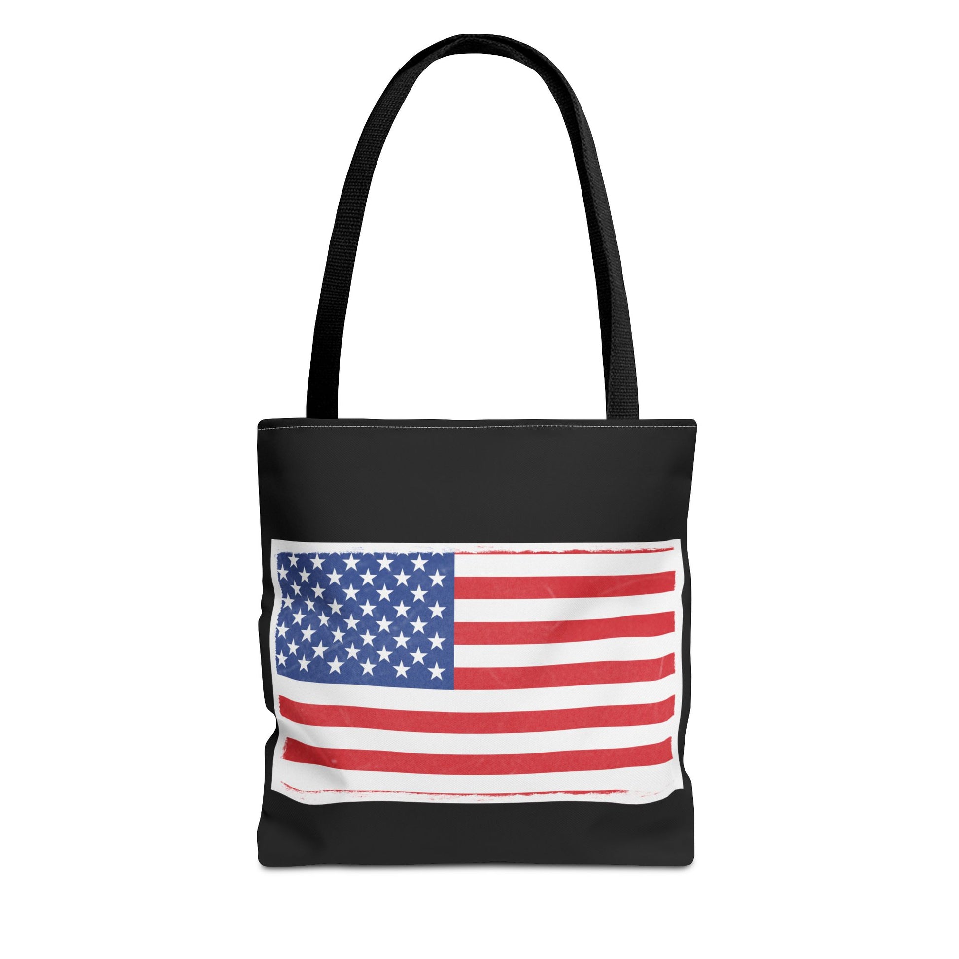 Patriotic Tote Bag, American Flag Carryall, Beach Bag, Reusable Shopping Tote, Independence Day Gift - product image