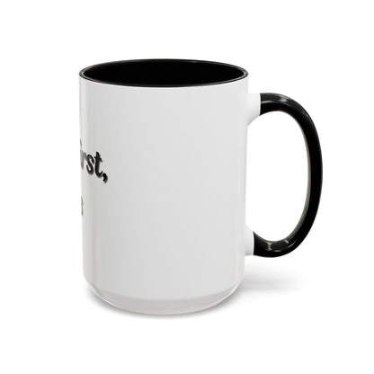 But First, Books Accent Coffee Mug - Perfect Gift for Book Lovers