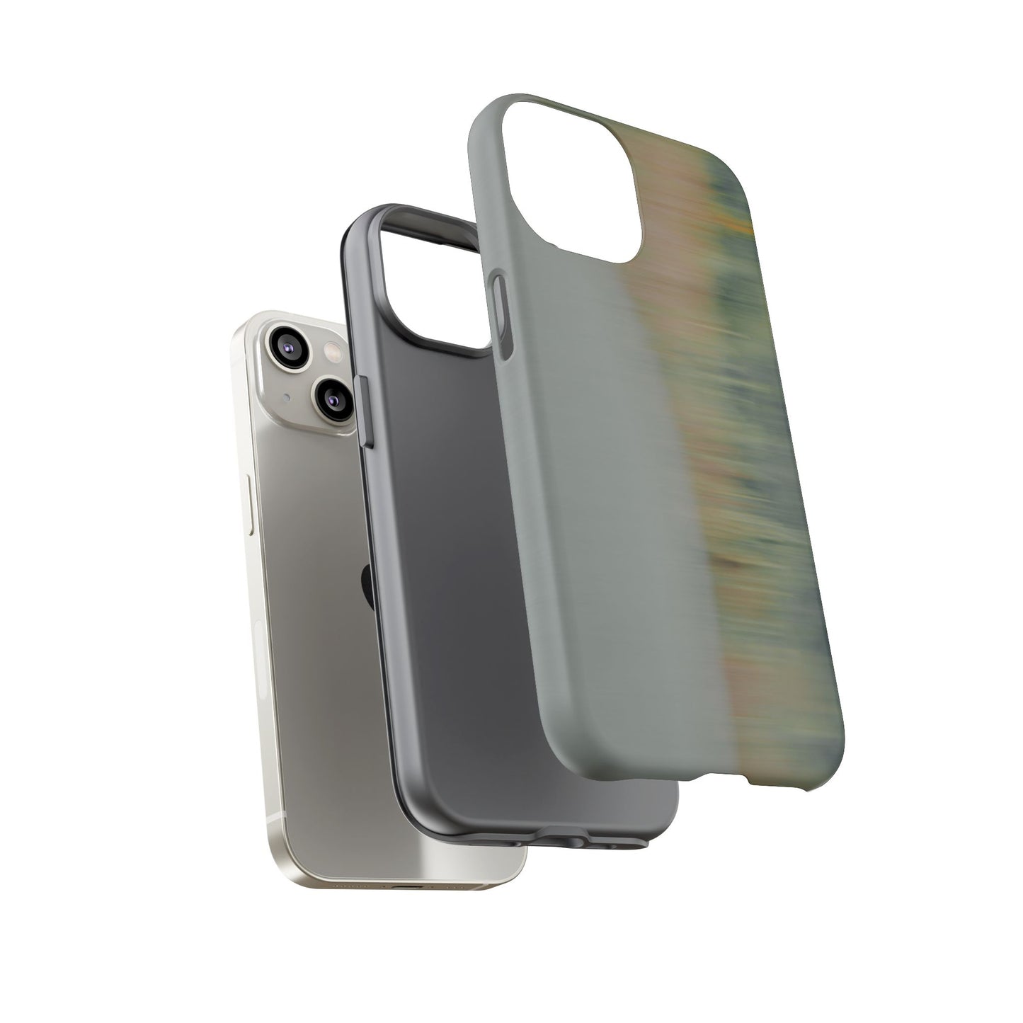 Tough Cases: Modern Abstract iPhone Case for Nature Lovers