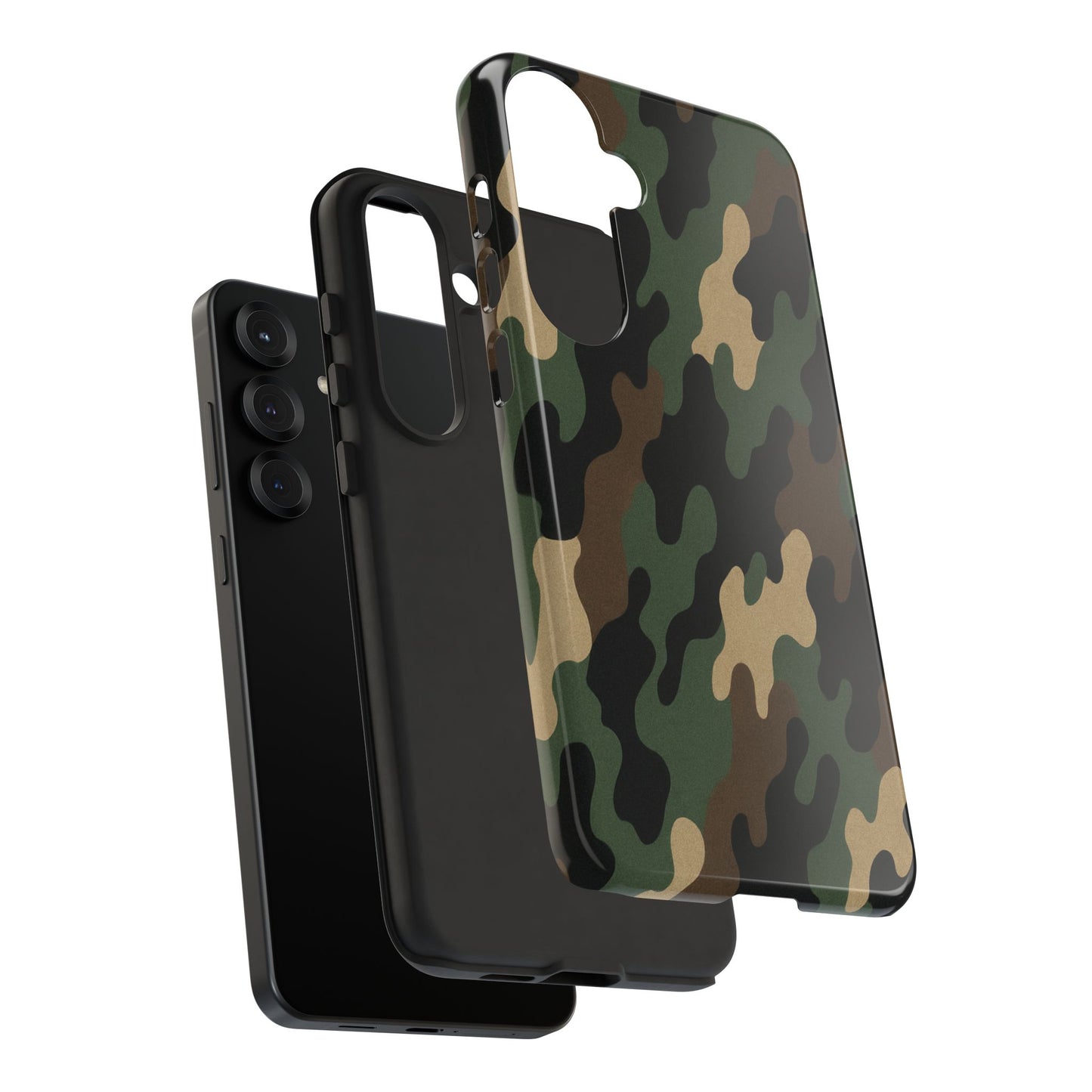 Camouflage Phone Case, Tough Cases, Military Style, Unique Phone Accessories, Gift for Him, Durable Phone Cover