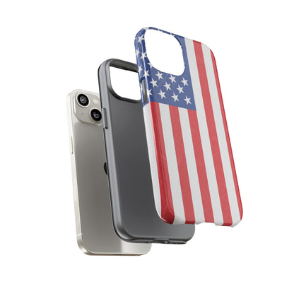 American Flag Phone Case - Patriotic Cell Cover, Tough Cases, USA Pride, Independence Day Gift, Veteran's Day, Phone Protection