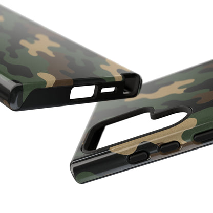 Camouflage Phone Case, Tough Cases, Military Style, Unique Phone Accessories, Gift for Him, Durable Phone Cover