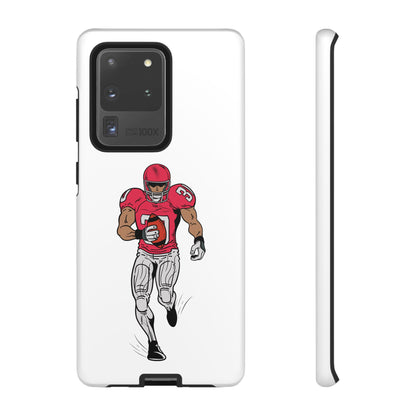 Football Player Tough Case, Sports Phone Cover, Athlete Gift, Tough Phone Case, Fall Sports, Football Lover's Accessory