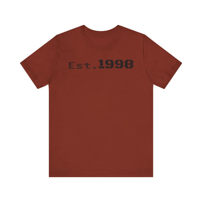Vintage Est. 1998 Tee - Retro Unisex Shirt for Birthdays, Gifts, Everyday Wear, Casual Style, Nostalgia