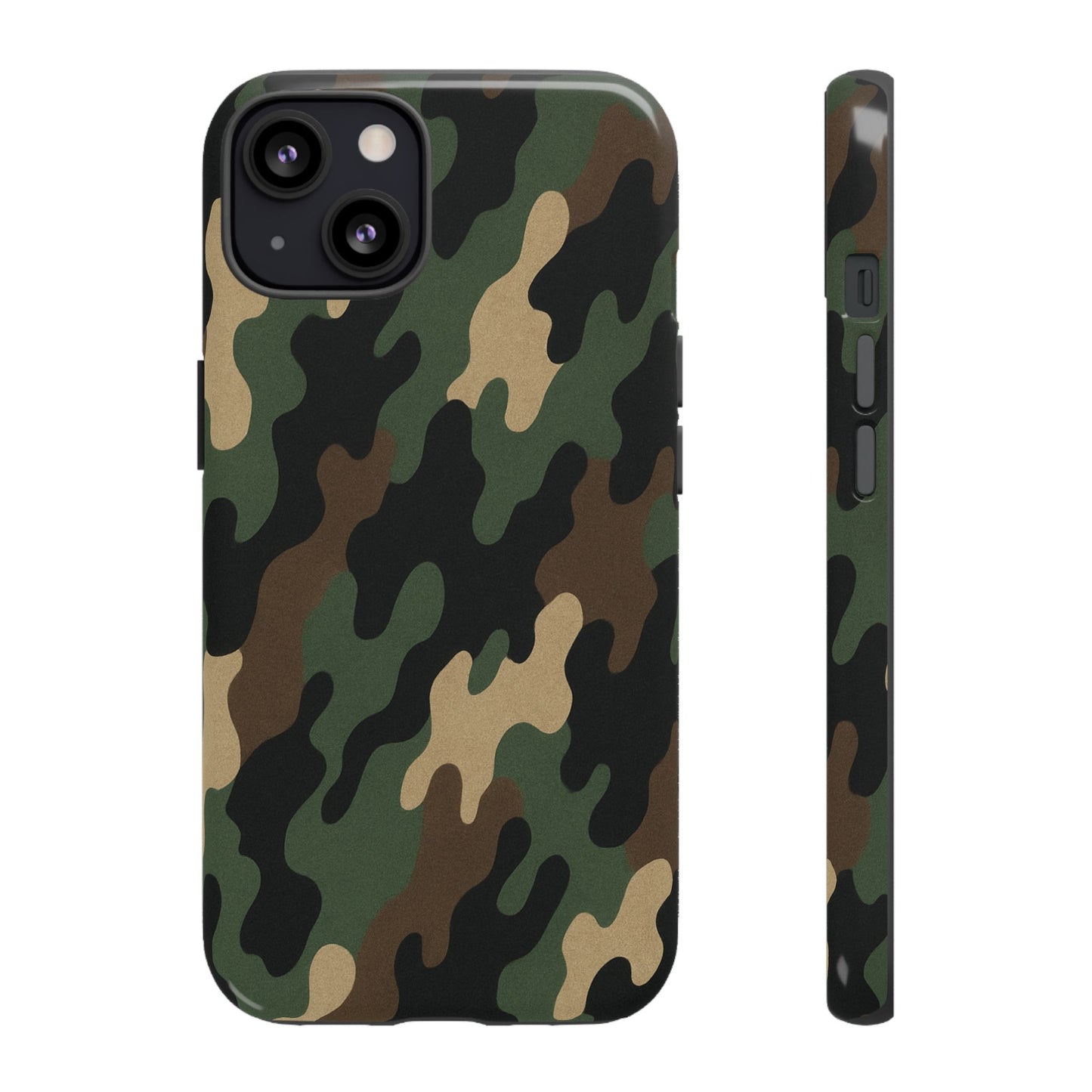 Camouflage Phone Case, Tough Cases, Military Style, Unique Phone Accessories, Gift for Him, Durable Phone Cover