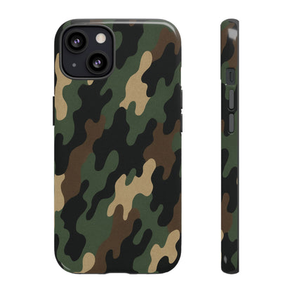 Camouflage Phone Case, Tough Cases, Military Style, Unique Phone Accessories, Gift for Him, Durable Phone Cover