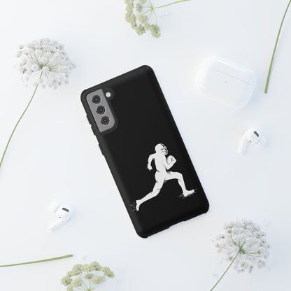 Football Player Phone Case, Tough Cases, Sports Phone Cover, Gift for Athletes, iPhone & Samsung Accessories, Running Player Design