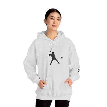 Baseball Themed Unisex Hoodie, Streetwear, Sports Fan Sweatshirt, Gift for Athletes, Casual Wear, Fall Fashion