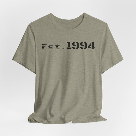 Est. 1994 Unisex Tee, Vintage Birthday Shirt, Nostalgic 90s Apparel, Perfect Gift for 30th Birthday, Casual Daily Wear - product image