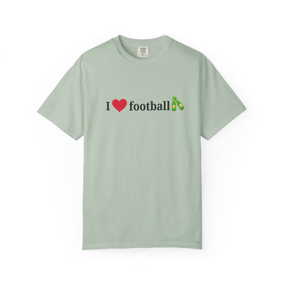 Unisex Football Love Tee - Casual Cotton T-Shirt, Gift for Sports Fans, Comfortable Daily Wear, Perfect for Game Days, Fun Summer Outfits