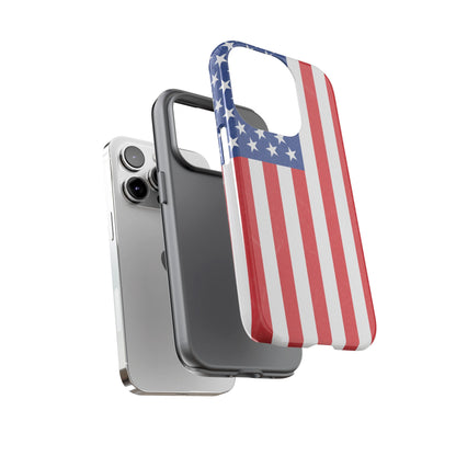 American Flag Phone Case - Patriotic Cell Cover, Tough Cases, USA Pride, Independence Day Gift, Veteran's Day, Phone Protection