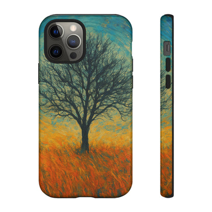 Artistic Phone Case with Tree Design, Nature Lover Gift, Unique Phone Cover, Holiday Present, Eco-friendly Tech Accessories