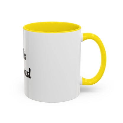 World's Best Dad Accent Coffee Mug - Perfect Gift for Father's Day