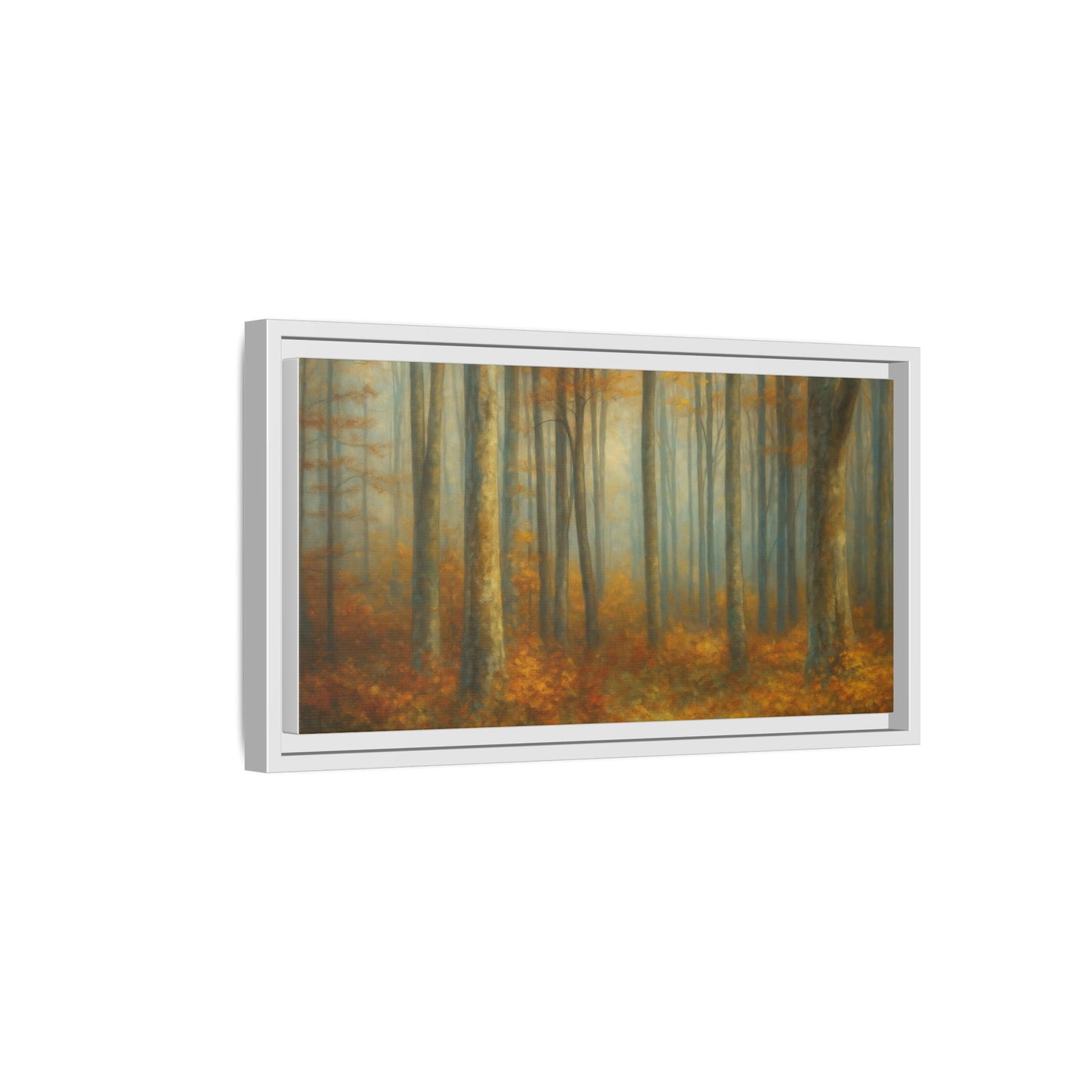 Autumn Forest Canvas Art, Framed Wall Decor, Rustic Home Decor, Nature Artwork, Gift for Nature Lovers