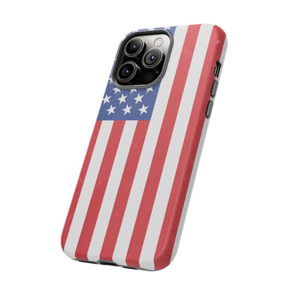 American Flag Phone Case - Patriotic Cell Cover, Tough Cases, USA Pride, Independence Day Gift, Veteran's Day, Phone Protection