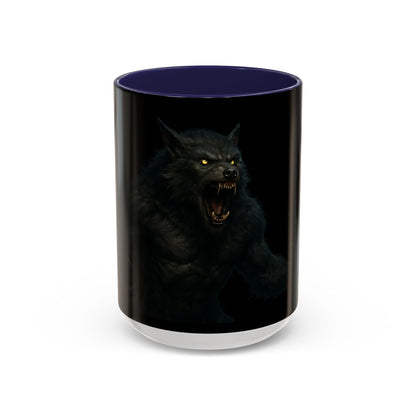 Howling Werewolf Coffee Mug - Perfect Gift for Horror Lovers, Wolf Enthusiasts, Halloween Decor, Unique Drinkware, Gothic Homeware