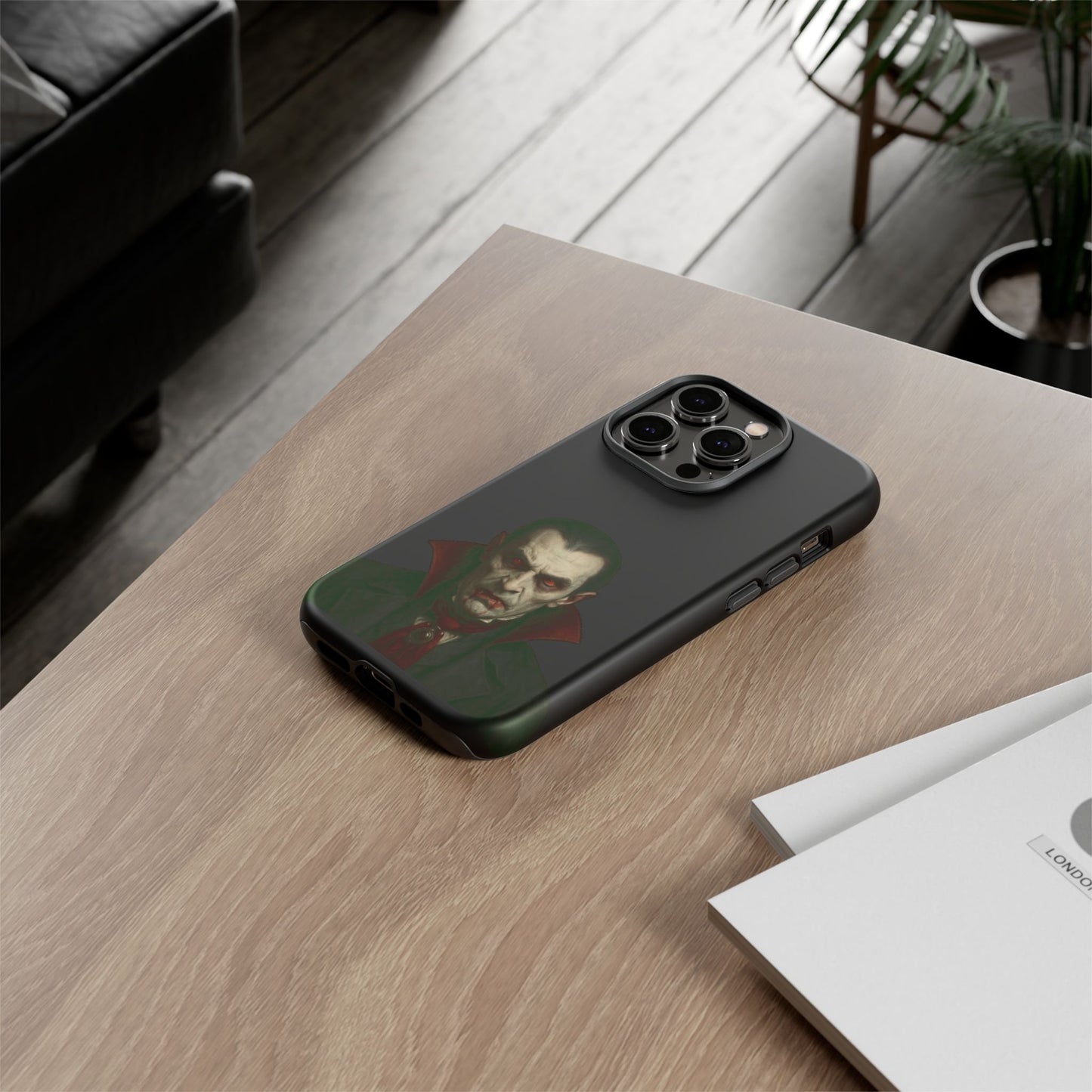 Vampire Phone Case - Tough Cases for Halloween, Gothic Decor, Gifts for Horror Fans, Spooky Accessories, Unique Cellphone Cover
