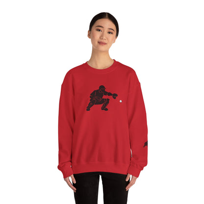 Baseball Catcher Crewneck Sweatshirt | Unisex Sports Apparel | Perfect for Game Days, Gifts, and Casual Wear | Baseball Lover's Gift