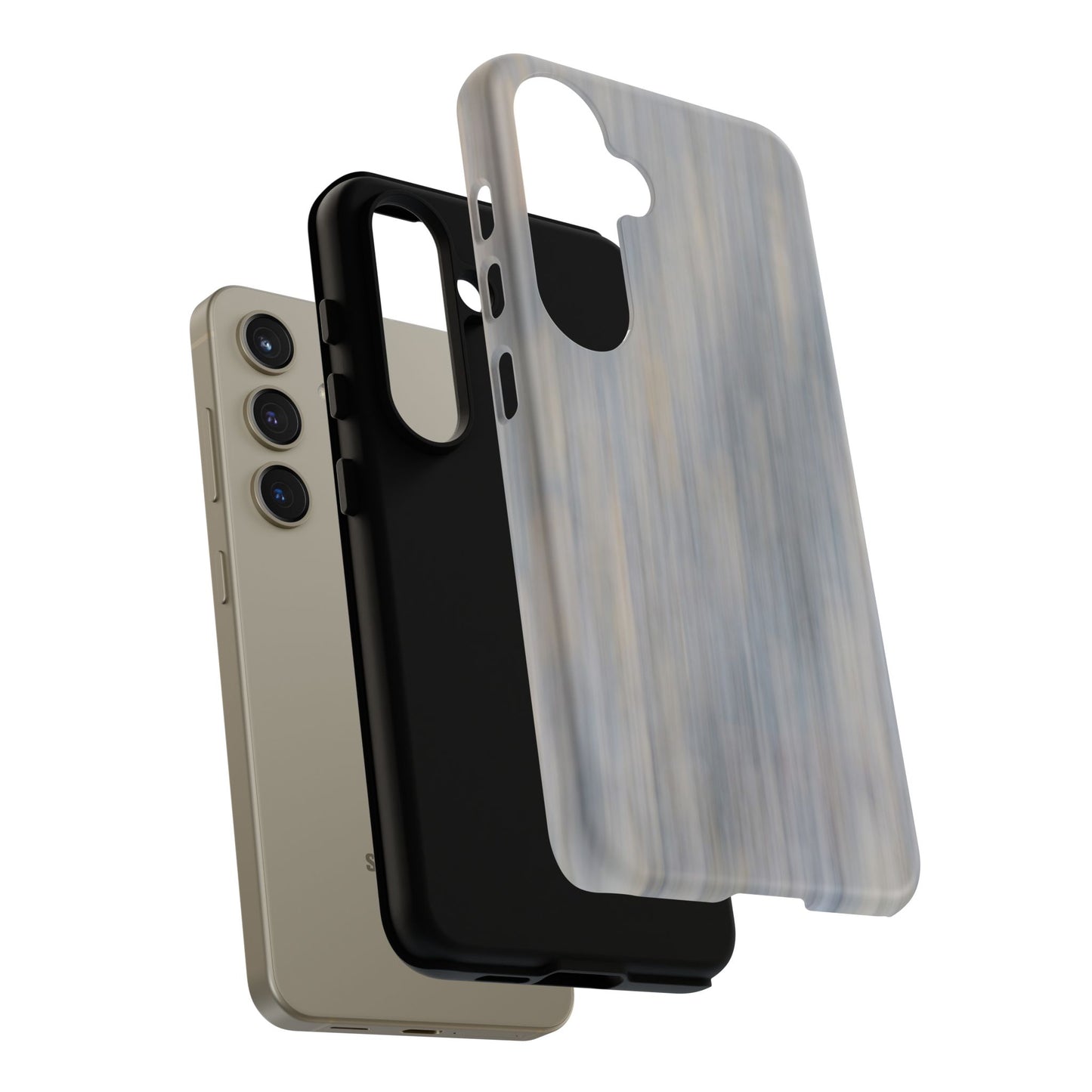 Stylish Tough Phone Case - Durable Protection with Modern Marble Design