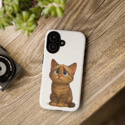 Cute Cat Phone Case, Funny Kitty Case, Animal Lover Gift, Cat Lover Accessory, Unique Cat Design Case, Pet Mom Gift