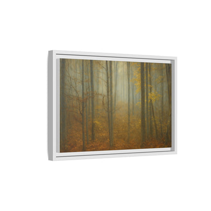 Framed Matte Canvas Art | Serenity in the Forest | Nature Wall Decor, Home Gallery, Cozy Living Room, Gift for Nature Lovers