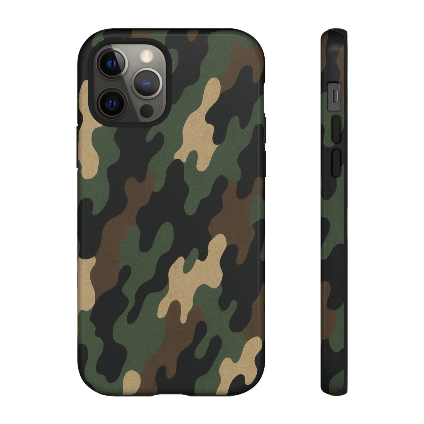 Camouflage Phone Case, Tough Cases, Military Style, Unique Phone Accessories, Gift for Him, Durable Phone Cover