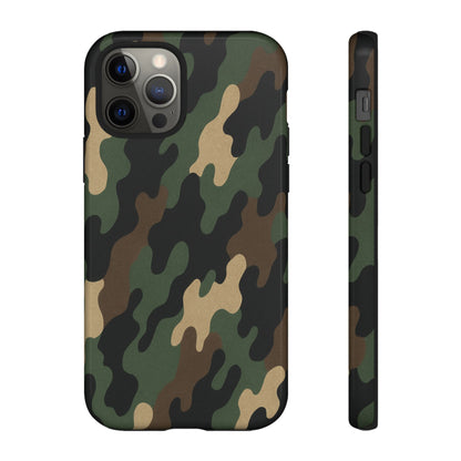Camouflage Phone Case, Tough Cases, Military Style, Unique Phone Accessories, Gift for Him, Durable Phone Cover