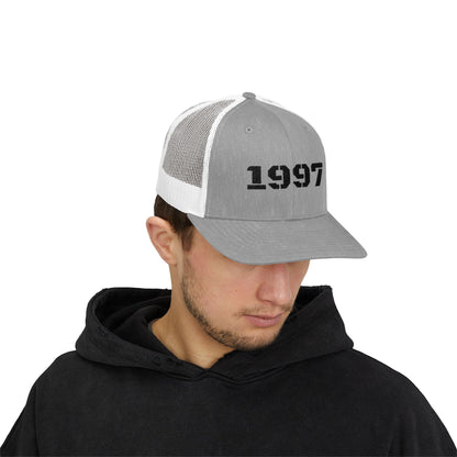 1997 Snapback Trucker Cap, Vintage Style Hat, Year Birth Cap, Trendy Dad Hat, Cool Casual Cap, Gift for 90s Kids