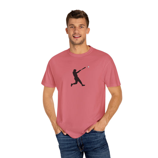 Sporty Garment-Dyed T-Shirt for Baseball Lovers, Casual Tee, Unisex Sports Shirt, Perfect Gift for Athletes, Outdoor Activities - product image