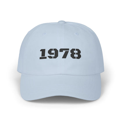 Vintage 1978 Dad Cap, Classic Cap for Fathers, Gift for Dad, Father's Day, Casual Style, Adjustable Hat