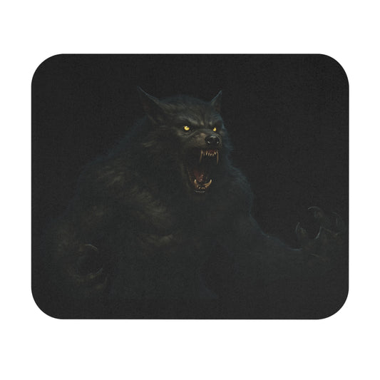 Fierce Werewolf Mouse Pad | Computer Accessory - Best Home Decor | Gothic Decor Store | Buy Online