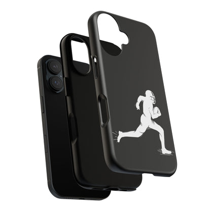 Football Player Phone Case, Tough Cases, Sports Phone Cover, Gift for Athletes, iPhone & Samsung Accessories, Running Player Design