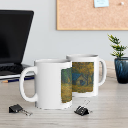 Rustic Cabin Ceramic Mug - Cozy Coffee Cup, Handmade Gift for Nature Lovers, Perfect for Home or Office, Great for Christmas, [...]