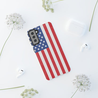 American Flag Phone Case - Patriotic Cell Cover, Tough Cases, USA Pride, Independence Day Gift, Veteran's Day, Phone Protection