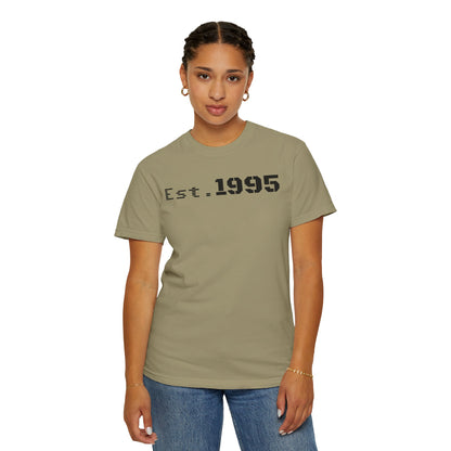 Vintage Est. 1995 T-Shirt, Retro Unisex Tee, Perfect Gift for Birthdays, Casual Wear, Nostalgic Apparel