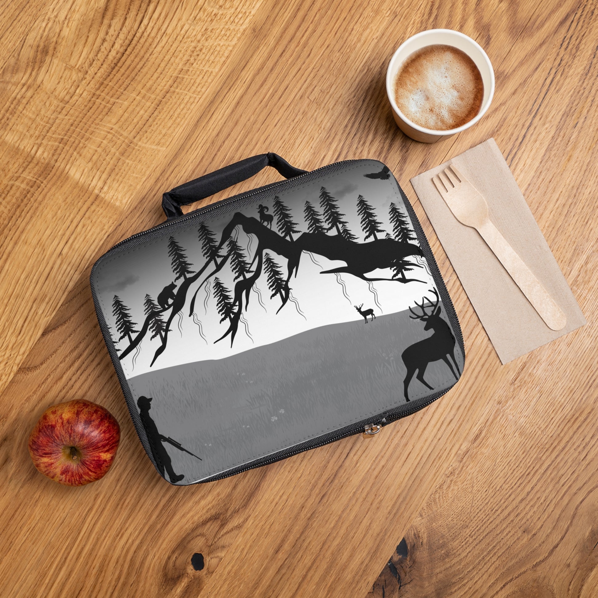 Nature-Inspired Lunch Bag - Eco-Friendly Food Carrier for Picnics, Camping, Hunting, Outdoors Enthusiasts, Outdoor Lunch Tote - product image