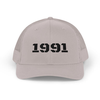 Vintage 1991 Snapback Trucker Cap, Retro Hat, Unisex Baseball Cap, Gift for Birth Year 1991, Casual Style Headwear