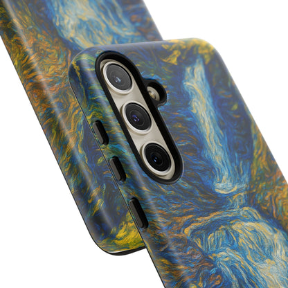 Artistic Phone Case - Waterfall Design, Unique Gift, Phone Accessory, Nature Lover, Original Artwork