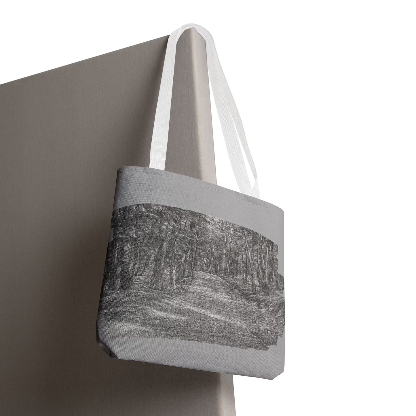 Scenic Path Tote Bag, Reversible Tote, Eco-Friendly Shopper, Outdoor Adventure Bag, Gift for Nature Lovers, Stylish Carryall